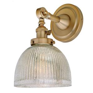 JVI Designs One light swivel mercury Madison wall sconce -Brass - 11.5-in