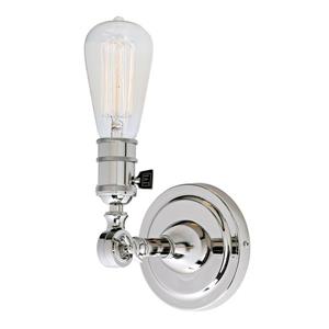 JVI Designs Soho one light swivel wall sconce - Chrome - 7-in
