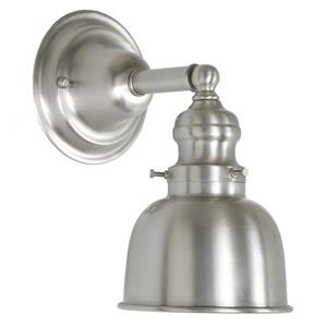 JVI Designs Union Square one light M2 bathroom wall sconce - Nickel