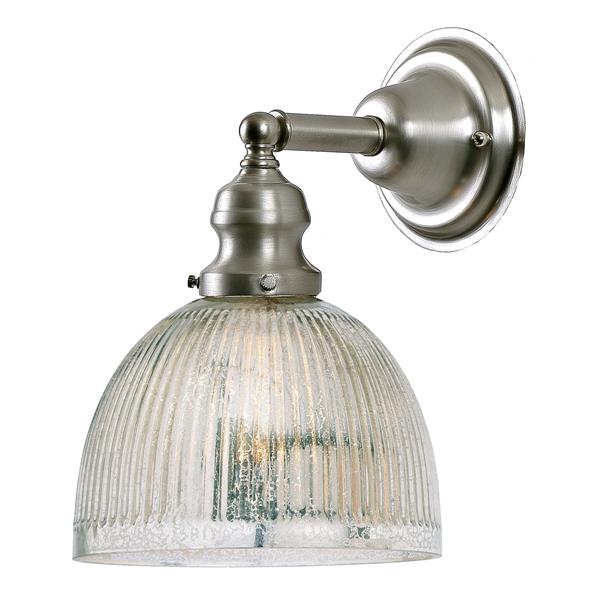 JVI Designs 1light Mercury Madison bathroom Satin Nickel 10.5in RONA