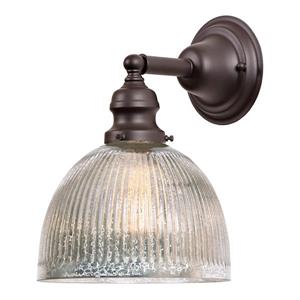 JVI Designs 1-light Mercury Madison bathroom - Bronze - 10.5-in