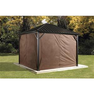 Sojag Privacy Curtains for Dakota® 10-ft x 12-ft Sun Shelter - Brown