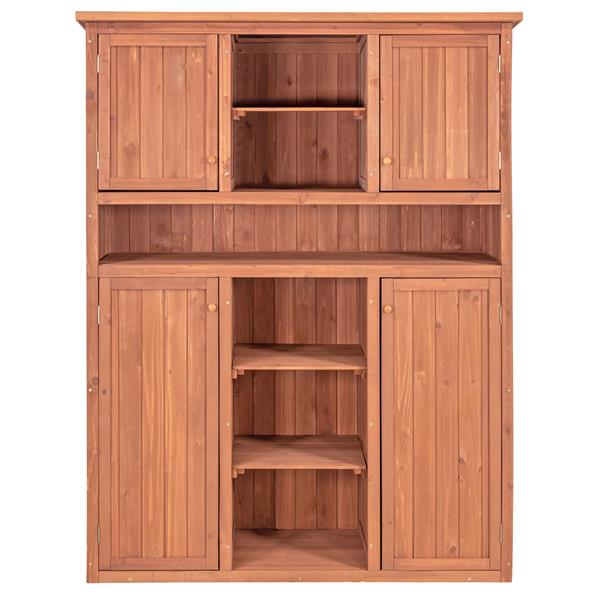 Image of Leisure Season | Storage Cabinet - 50-In X 65-In - Cedar - Brown | Rona