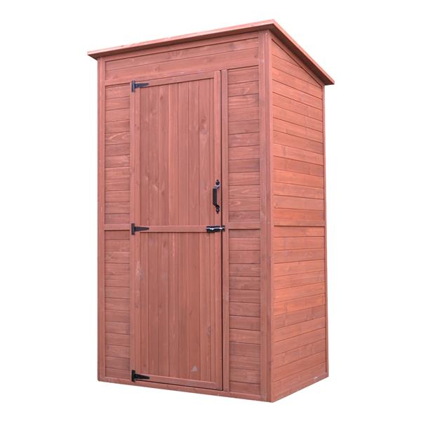 Small Rona Sheds Leisure Season Storage Shed with Drop Table - 48-in x 75-in - Cedar ...