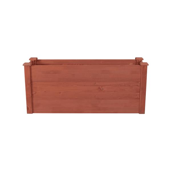 Leisure Season 3-Tier Garden Bed - 48-in x 21-in - Cedar - Brown