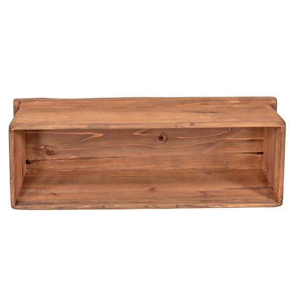 Leisure Season Newport Rectangular Planter - 24-in x 8-in - Cedar