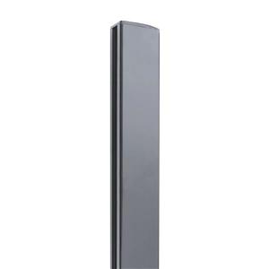 Stratco Quick Screen Aluminum 2-Way Post - 94" x 2.5" - Slate Grey