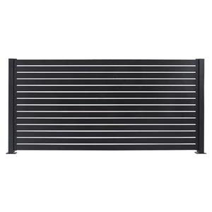 Stratco Quick Screen Aluminum Fencing Kit - 94-in x 71-in - Black