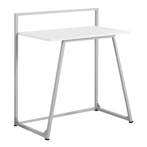 Bureau d'ordinateur pour enfant, 30 po, blanc