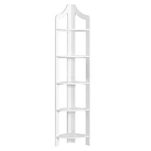 Monarch Corner Bookcase - 72-in - White