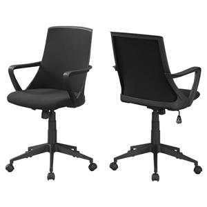 Monarch Contemporary Mesh Office Chair - Black
