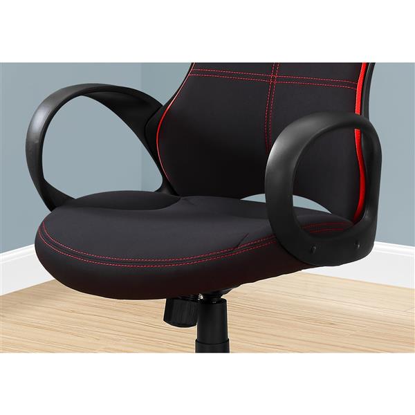 Chaise de bureau contemporain, noir