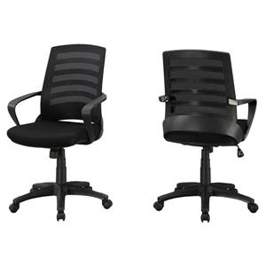 Monarch Contemporary Mesh Office Chair - Black