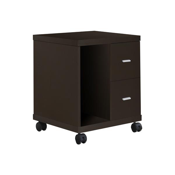 Armoire de bureau contemporaine, cappuccino, 23 poH