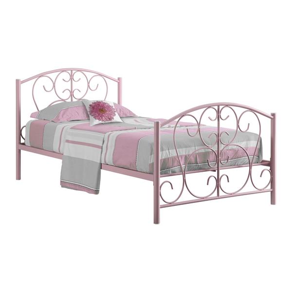 Monarch Specialties Bed Frame, Can You Put A Twin Bed On Full Frame