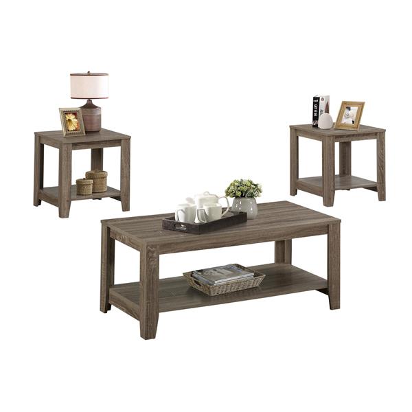 Mobilier extérieur Style Selections, 3 morceaux, taupe