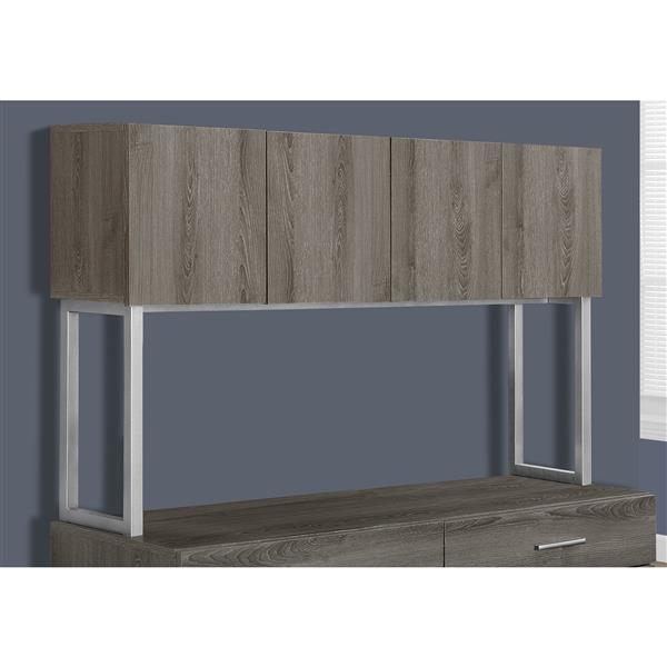 Monarch Office Cabinet - 48-in - Dark Taupe