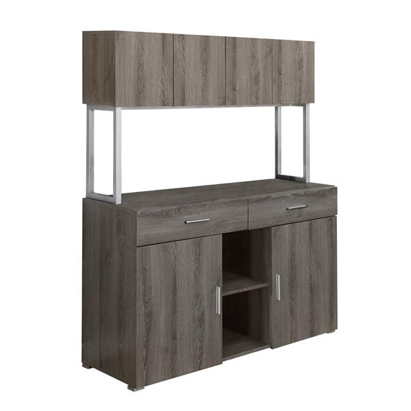 Monarch Office Cabinet - 48-in - Dark Taupe