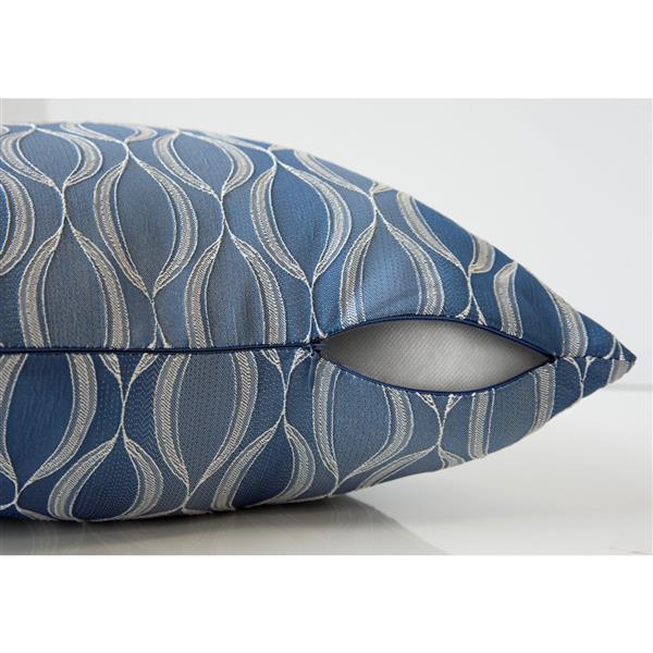 Monarch Decorative Pillow - 2 Pack - 18-in x 18-in - Blue