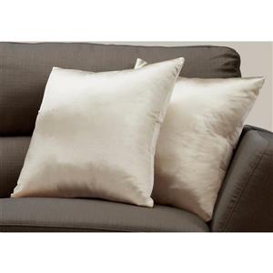 Monarch Decorative Pillow - 2 Pack - 18-in x 18-in - Gold