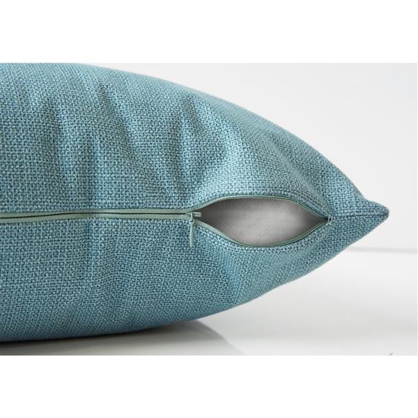 Monarch Decorative Corduroy Pillow - 18-in x 18-in - Green