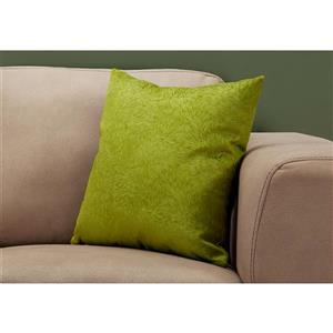 Monarch Decorative Corduroy Pillow - 18-in x 18-in - Green