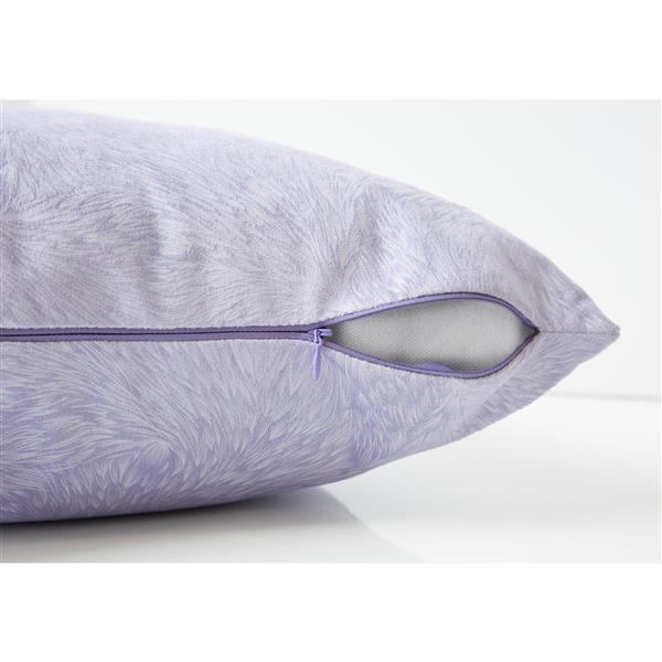 Monarch Decorative Corduroy Pillow - 18-in x 18-in - Purple