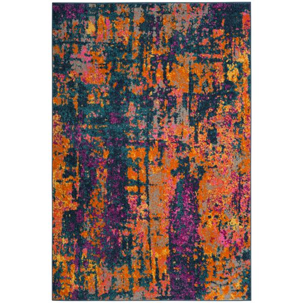 Safavieh Madison Abstract Rug - 4-ft x 6-ft - Polypropylene - Blue ...