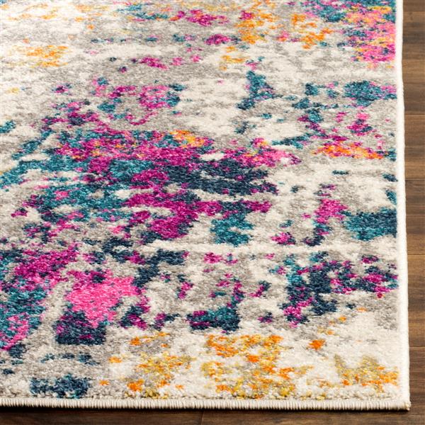 Safavieh Madison Abstract Rug - 4-ft x 6-ft - Polypropylene - Ivory/Blue
