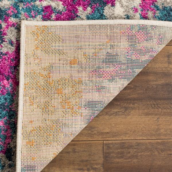 Safavieh Madison Abstract Rug - 4-ft x 6-ft - Polypropylene - Ivory/Blue