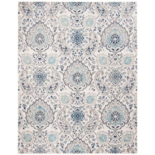 Safavieh Madison Rug - 10-ft x 14-ft - Polyester - Cream/Light Gray