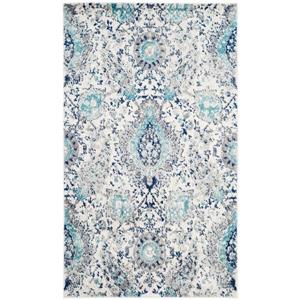 Safavieh Madison Rug - 3-ft x 5-ft - Polyester - Cream/Light Gray