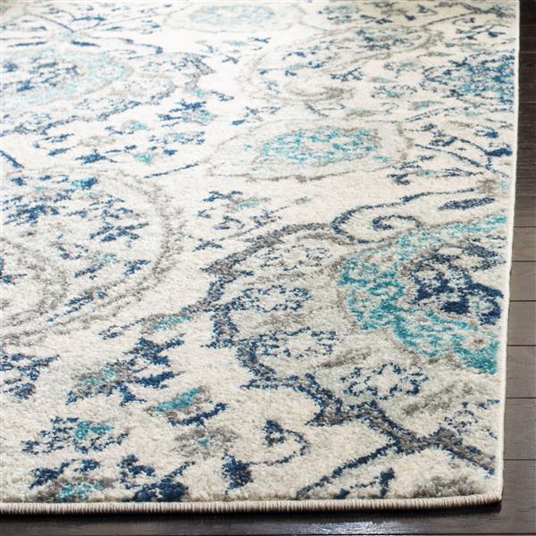 Safavieh Madison Rug - 5-ft x 5-ft - Polyester - Cream/Light Gray