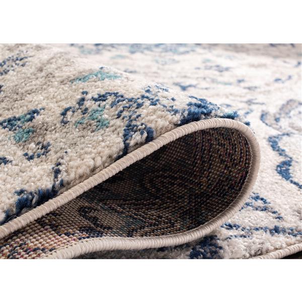 Safavieh Madison Rug - 5-ft x 5-ft - Polyester - Cream/Light Gray