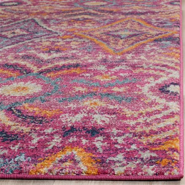 Safavieh Madison Abstract Rug - 2.3-ft x 10-ft - Polyester - Fuchsia