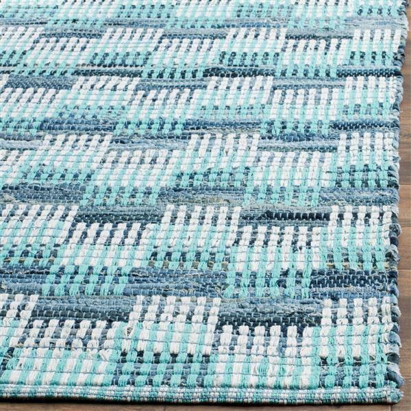 Safavieh Montauk Geometric Rug - 2.5-ft x 4-ft - Cotton - Turquoise/Multi