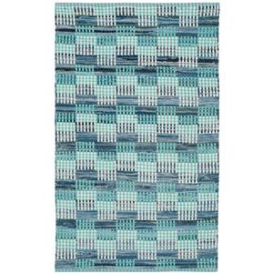 Safavieh Montauk Geometric Rug - 2.5-ft x 4-ft - Cotton - Turquoise/Multi