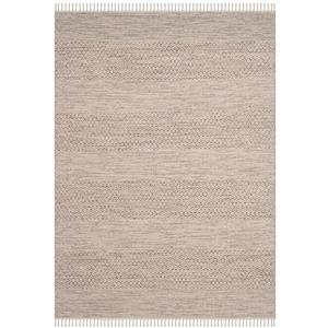 Safavieh Montauk Stripe Rug - 4-ft x 6-ft - Cotton - Ivory/Gray