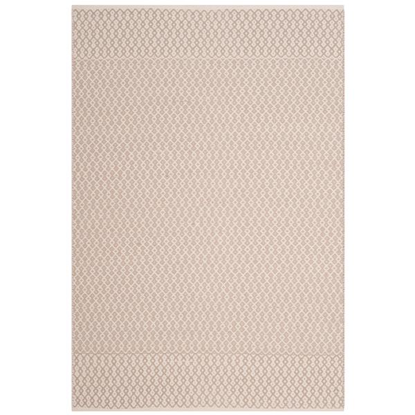 Safavieh Montauk Geometric Rug - 4-ft x 6-ft - Cotton - Ivory/Gray