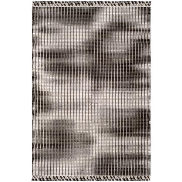 Safavieh Montauk Geometric Rug - 4-ft x 6-ft - Cotton - Ivory/Black