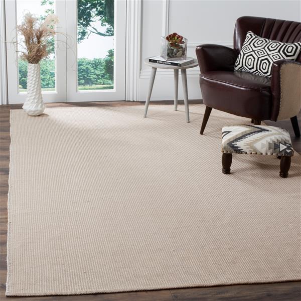 Safavieh Montauk Rug - 3-ft x 5-ft - Cotton - Ivory/Gray