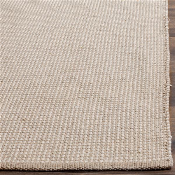 Safavieh Montauk Rug - 3-ft x 5-ft - Cotton - Ivory/Gray