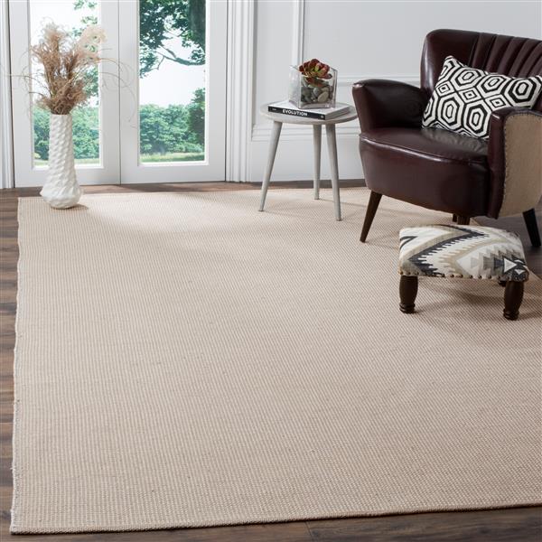 Safavieh Montauk Rug - 4-ft x 6-ft - Cotton - Ivory/Gray