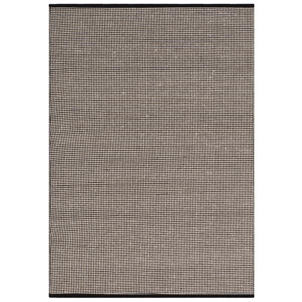 Safavieh Montauk Geometric Rug - 3-ft x 5-ft - Cotton - Ivory/Black
