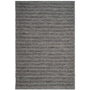 Safavieh Montauk Geometric Rug - 5-ft x 7-ft - Cotton - Ivory/Dark Gray