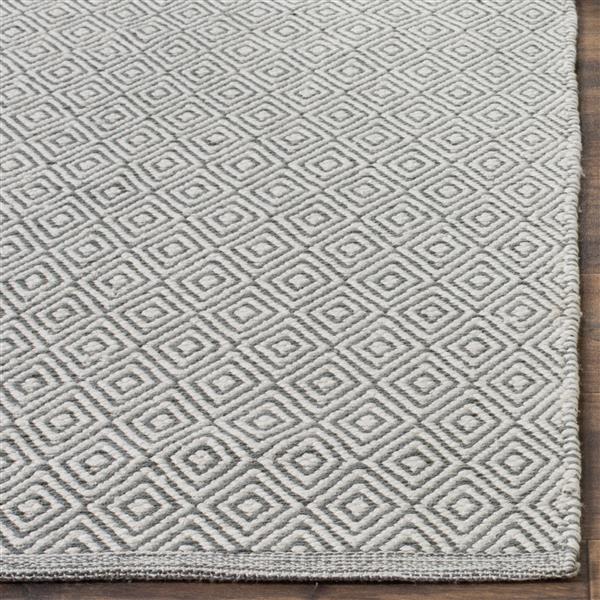 Safavieh Montauk Geometric Rug - 4-ft x 6-ft - Cotton - Ivory/Gray