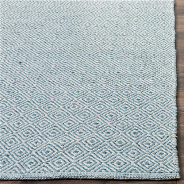 Safavieh Montauk Rug - 2.5-ft x 4-ft - Cotton - Ivory/Light Blue