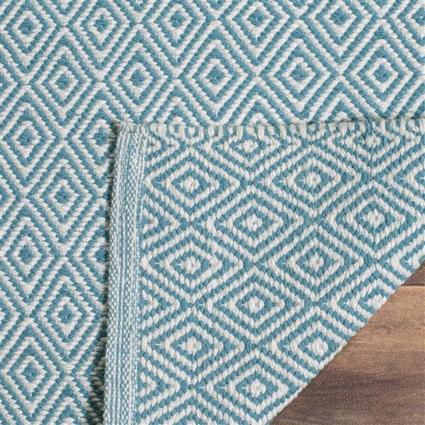 Safavieh Montauk Rug - 2.5-ft x 4-ft - Cotton - Ivory/Light Blue