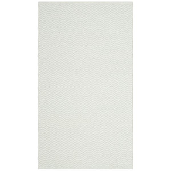 Safavieh Montauk Geometric Rug - 3-ft x 5-ft - Cotton - Ivory/Light Green