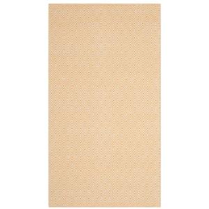 Safavieh Montauk Geometric Rug - 3-ft x 5-ft - Cotton - Ivory/Gold